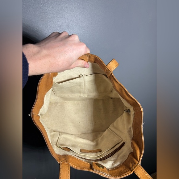 Frye Madison Harness Leather Tote Bag - Picture 6 of 12